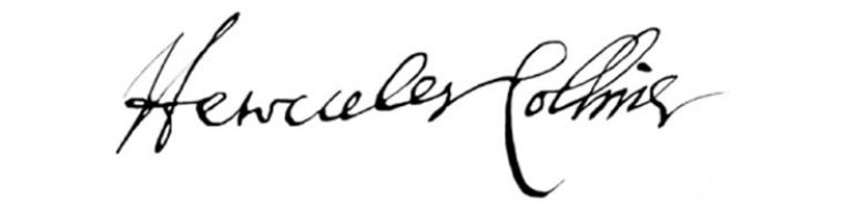 Hercules Collins signature